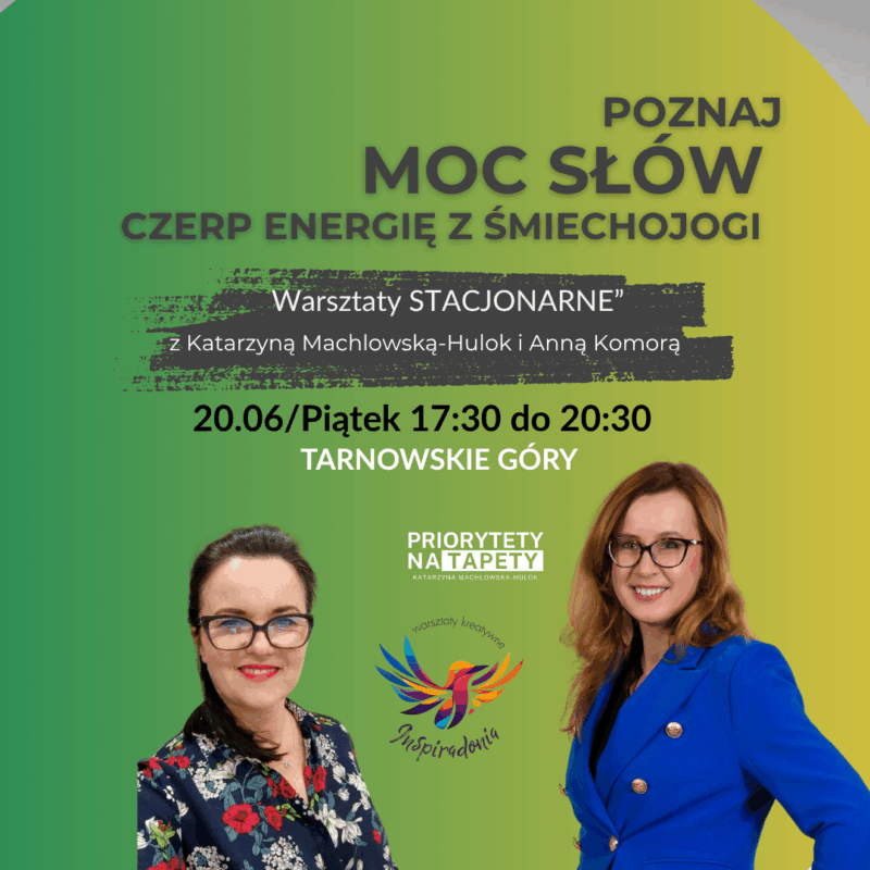 Poznaj MOC SŁÓW. Czerp energię z ŚMIECHOJOGA!